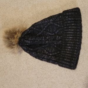 Womens winter hat with pom pom *same day shipping